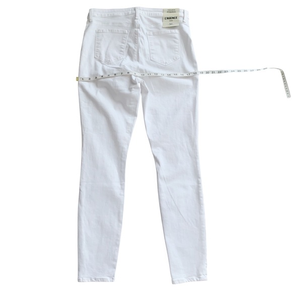 L'AGENCE Marguerite High-Rise Skinny Jeans! Retail $255 - Picture 6 of 7